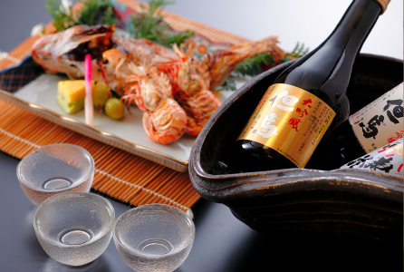 備長炭で、焼き上げる魚介類に合う、日本酒たち